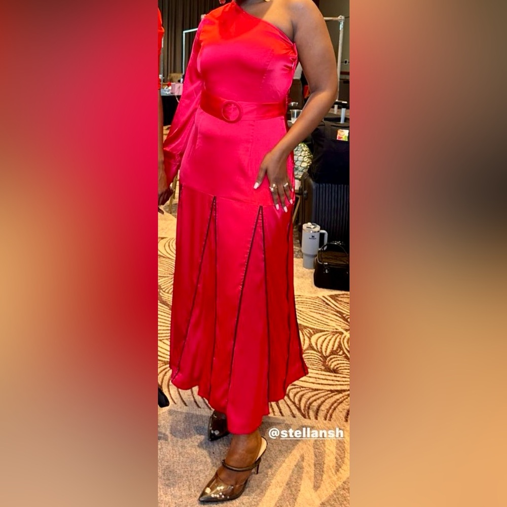 Sayin one shoulder dress